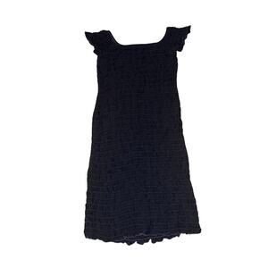 LACAUSA Smocked Midi Bodice Stretch Dress Size XS Boho Casual Cottagecore